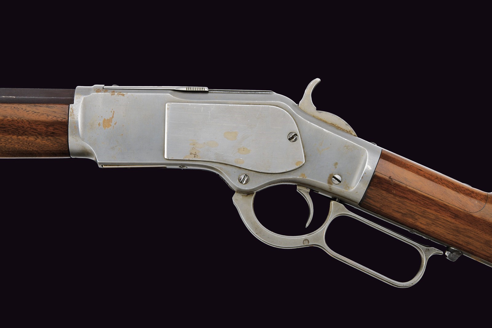 Winchester, Fucile Model 1873 con canna ottagonale e calibro .38 W.C.F.
