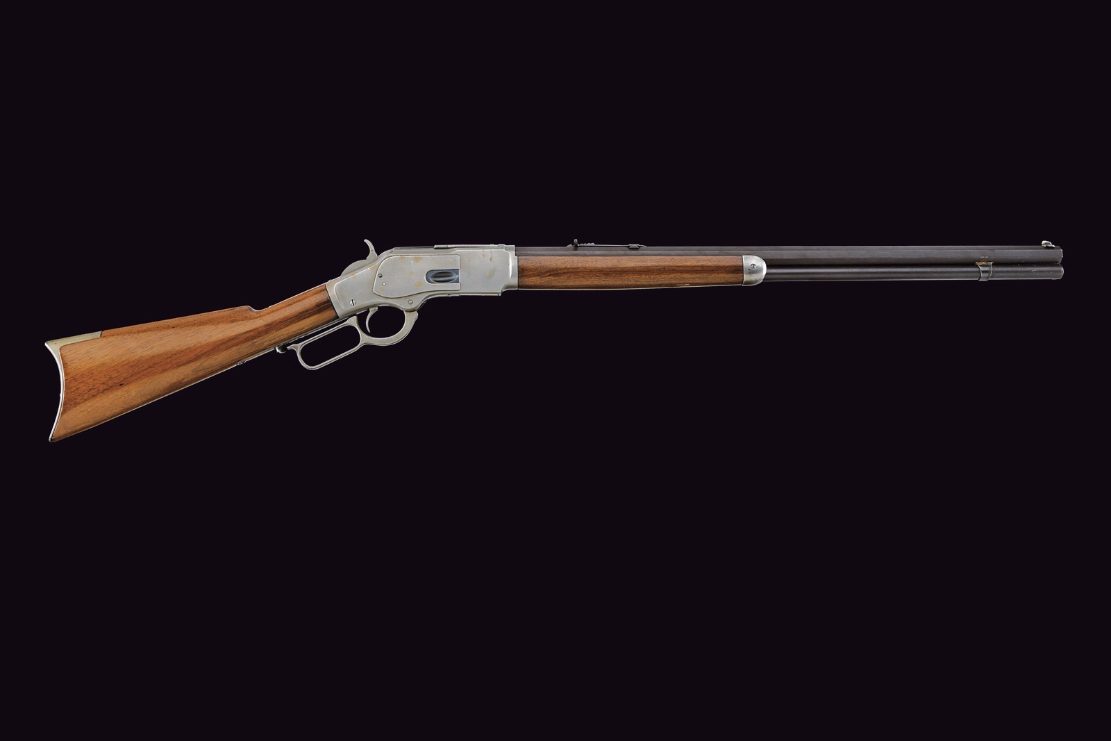 Winchester, Fucile Model 1873 con canna ottagonale e calibro .38 W.C.F.