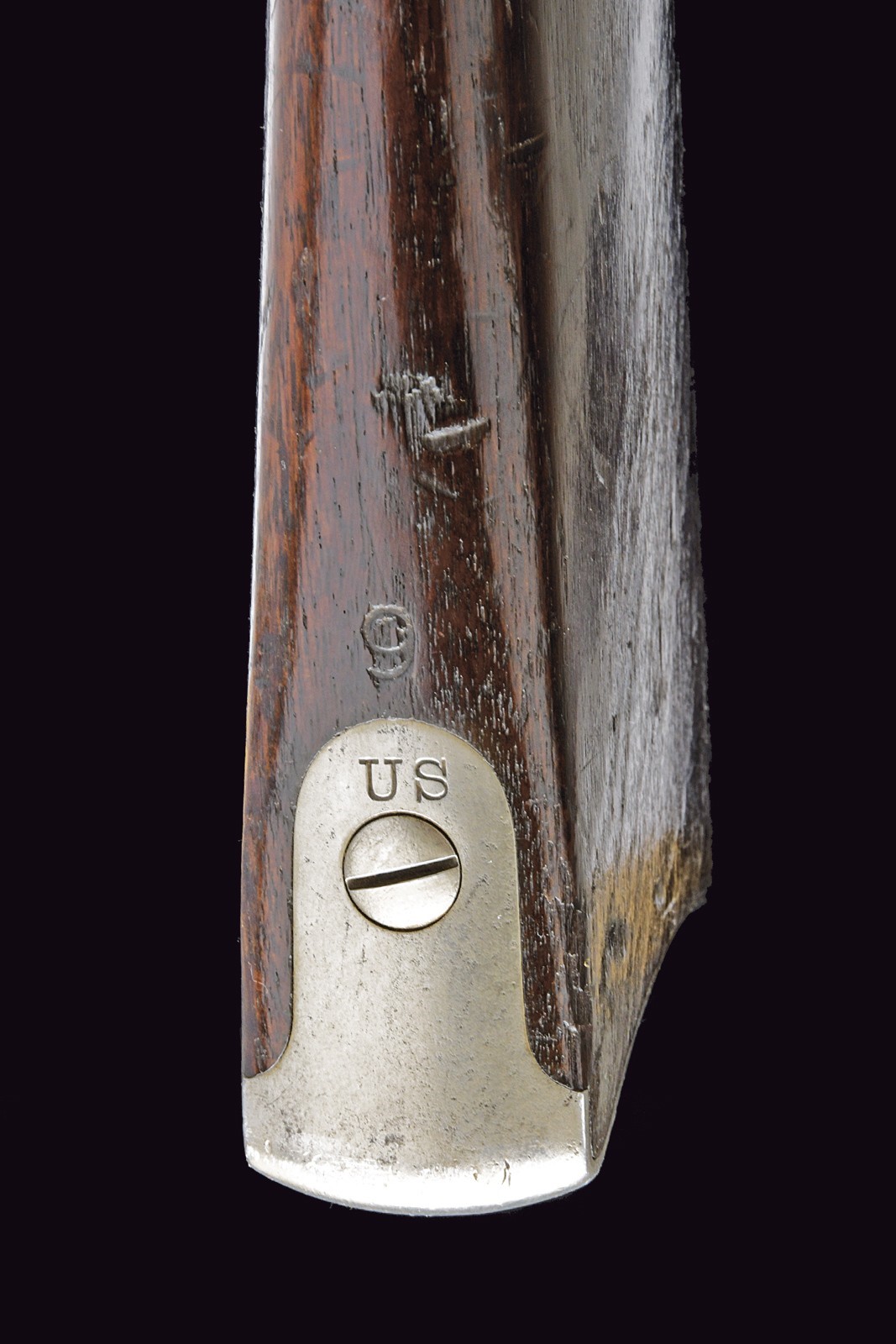 Fucile a retrocarica Springfield Trapdoor, cal. 50, con baionetta, 1870 circa