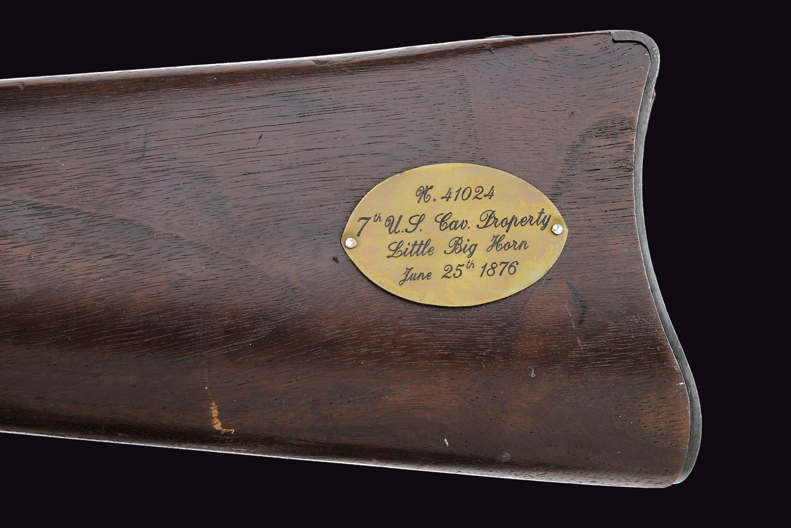 Model 1873 Trapdoor Carbine 'Custer Range', calibro .45-70, lunghezza 104,7 cm, USA, circa 1880