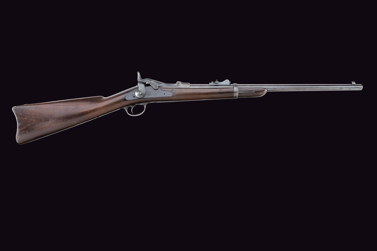 Model 1873 Trapdoor Carbine 'Custer Range', calibro .45-70, lunghezza 104,7 cm, USA, circa 1880