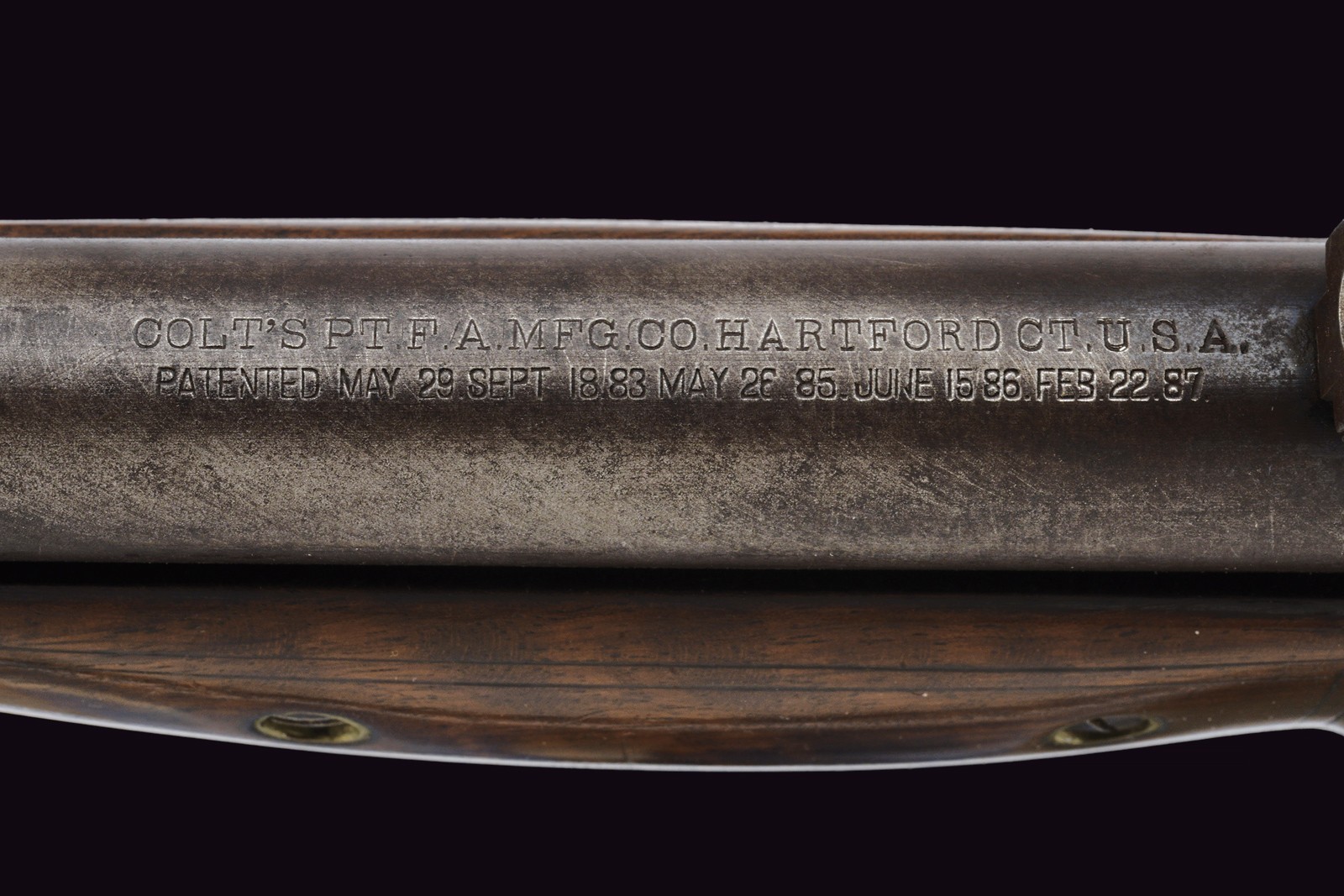 Colt, Lightning Slide Action Carbine, Medium Frame, 1887