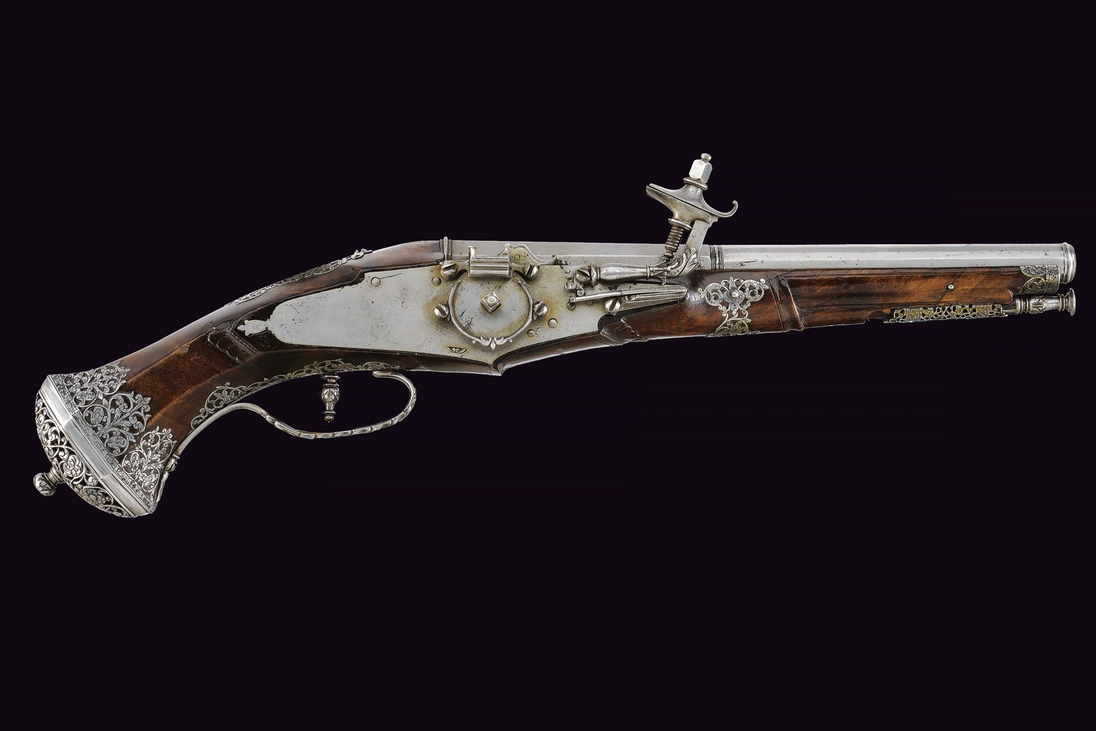 Pistola Bresciana a ruota, Prima metà del XVII Secolo