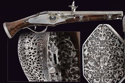 Pistola a ruota bresciana, metà XVII secolo