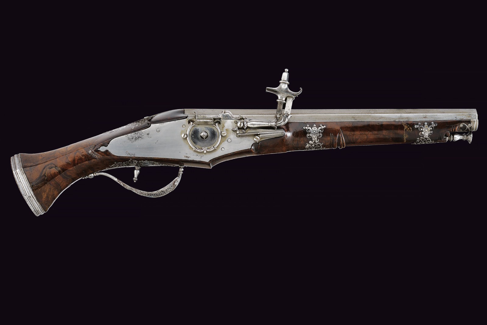 Pistola a ruota bresciana, metà XVII secolo