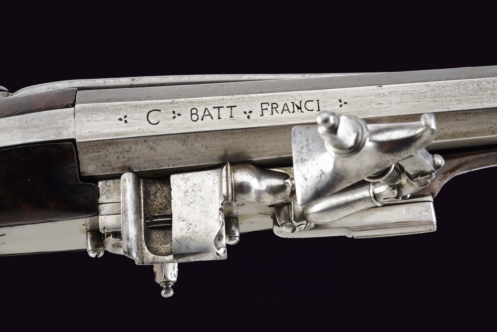 Pistola a ruota bresciana, metà XVII secolo