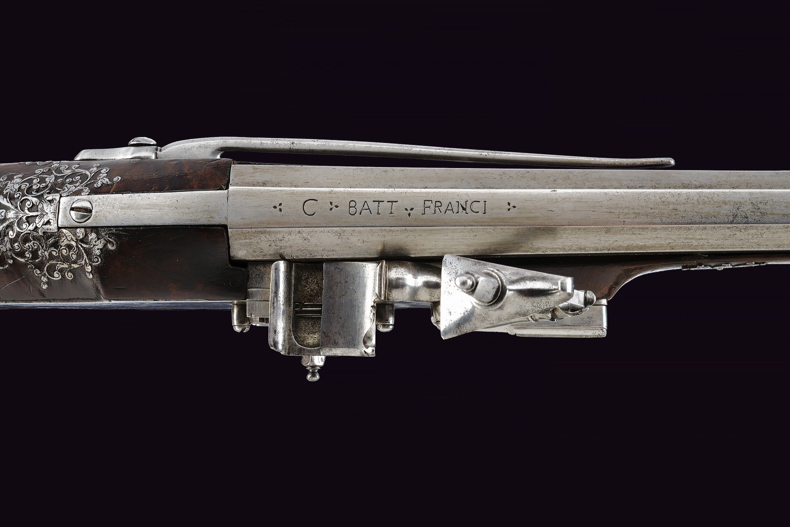 Pistola a ruota bresciana, metà XVII secolo
