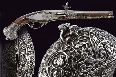 Pistola Bresciana a ruota, metà XVII secolo