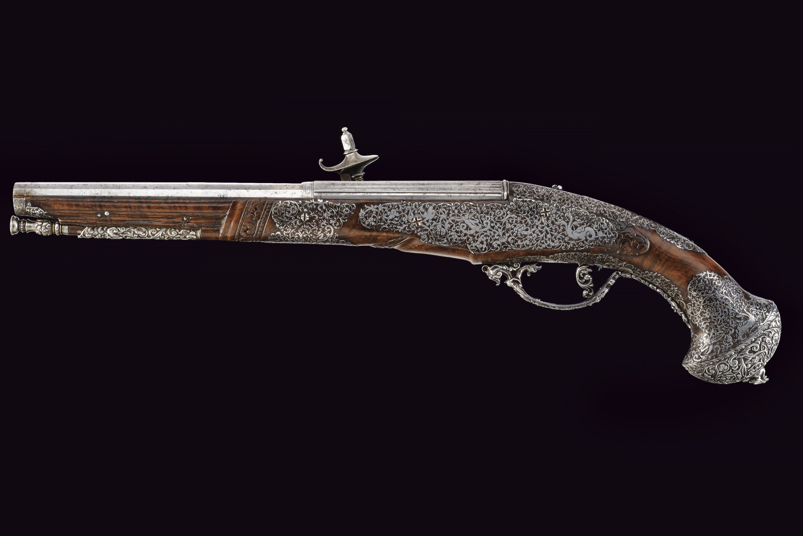 Pistola Bresciana a ruota, metà XVII secolo
