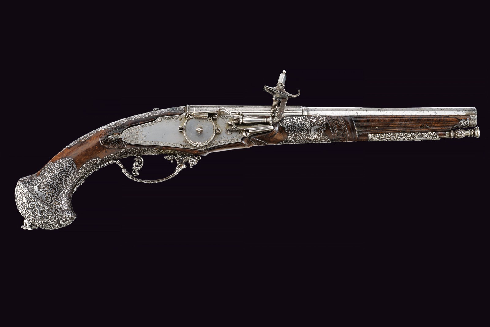Pistola Bresciana a ruota, metà XVII secolo