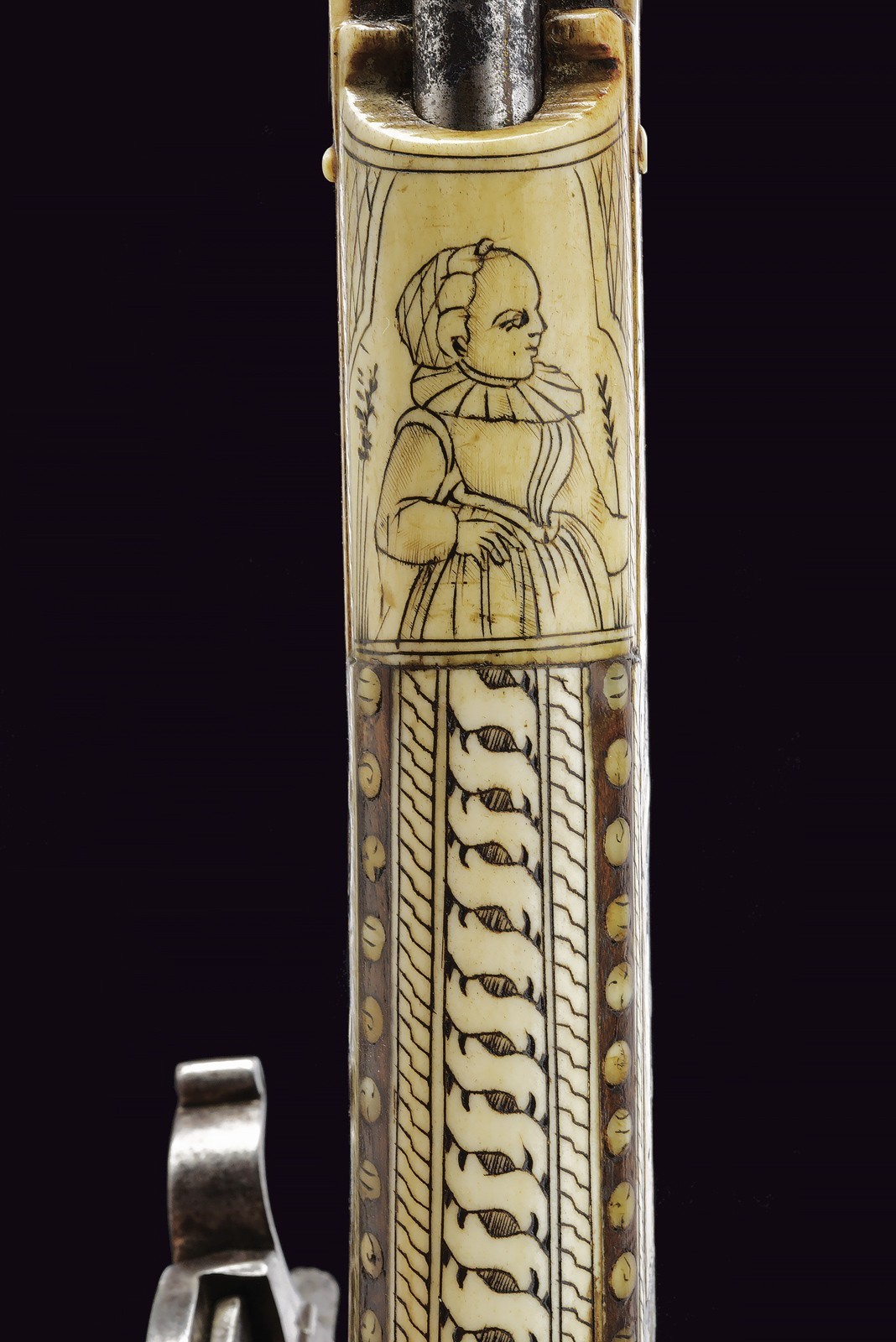 Pistola a ruota doppia, Germania, 1594