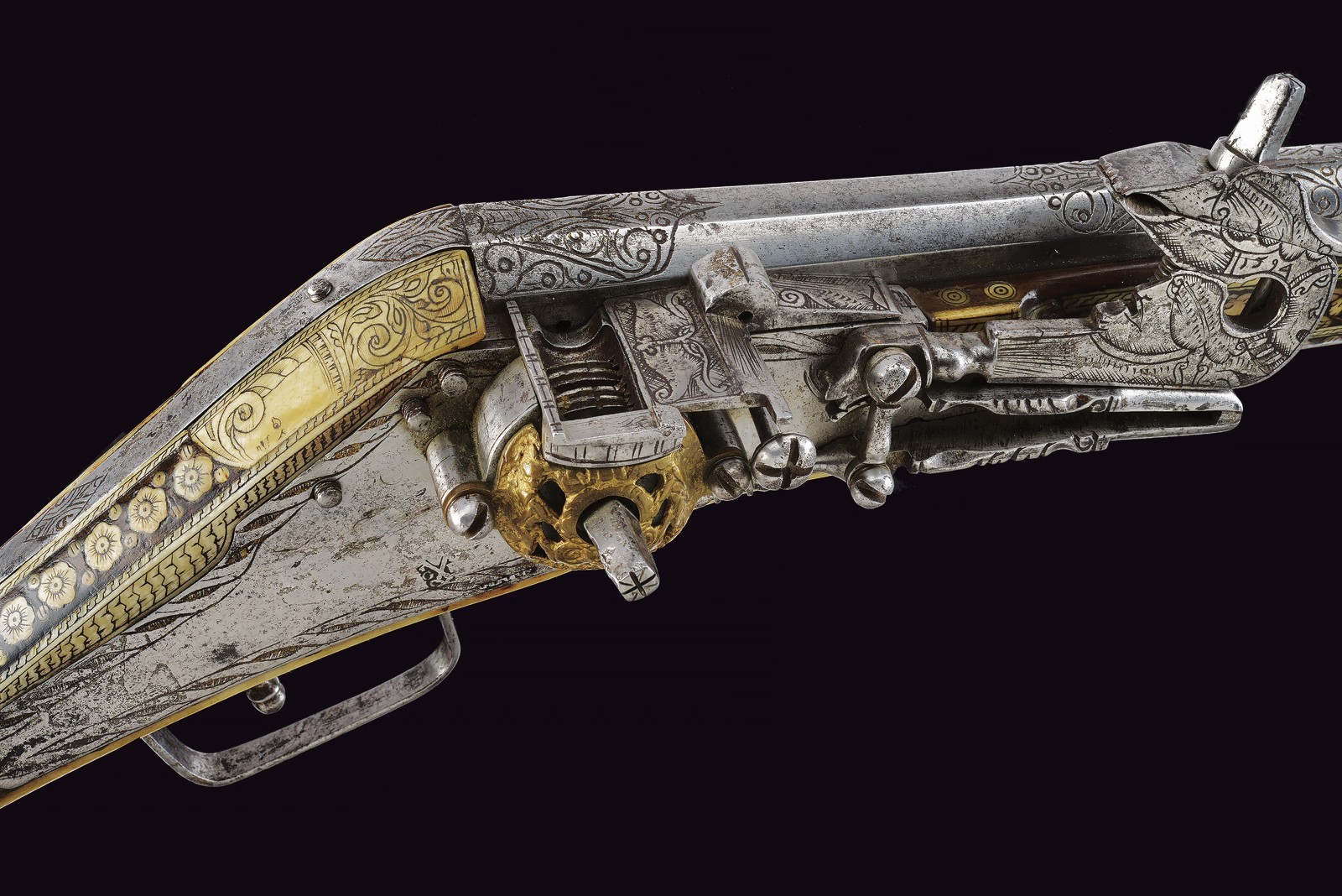 Pistola a ruota doppia, Germania, 1594