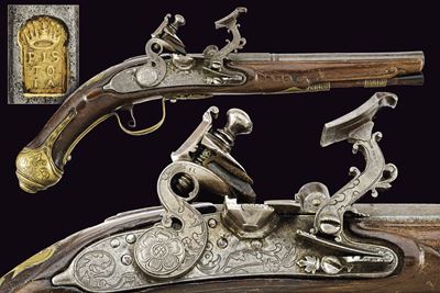 Pistola alla fiorentina, Toscana, metà XVIII secolo