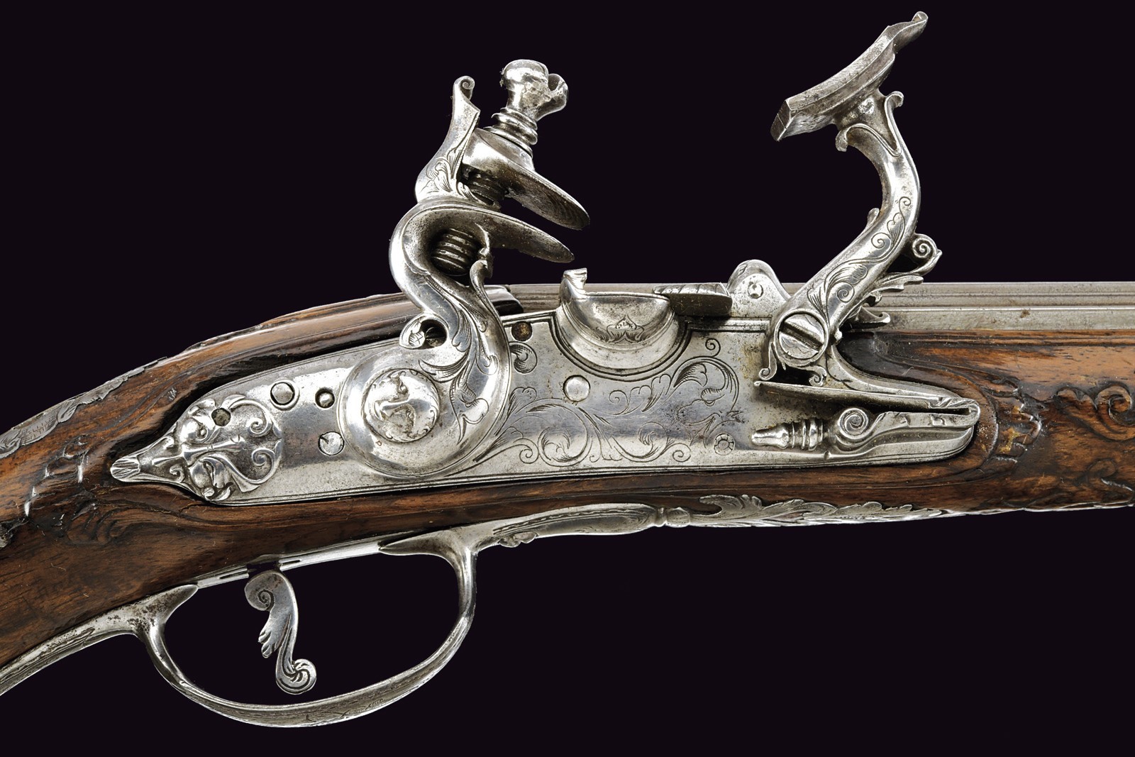 Pistola alla fiorentina, XVIII Secolo, lunghezza 41 cm