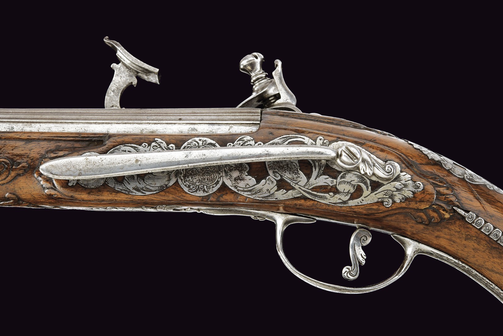 Pistola alla fiorentina, XVIII Secolo, lunghezza 41 cm