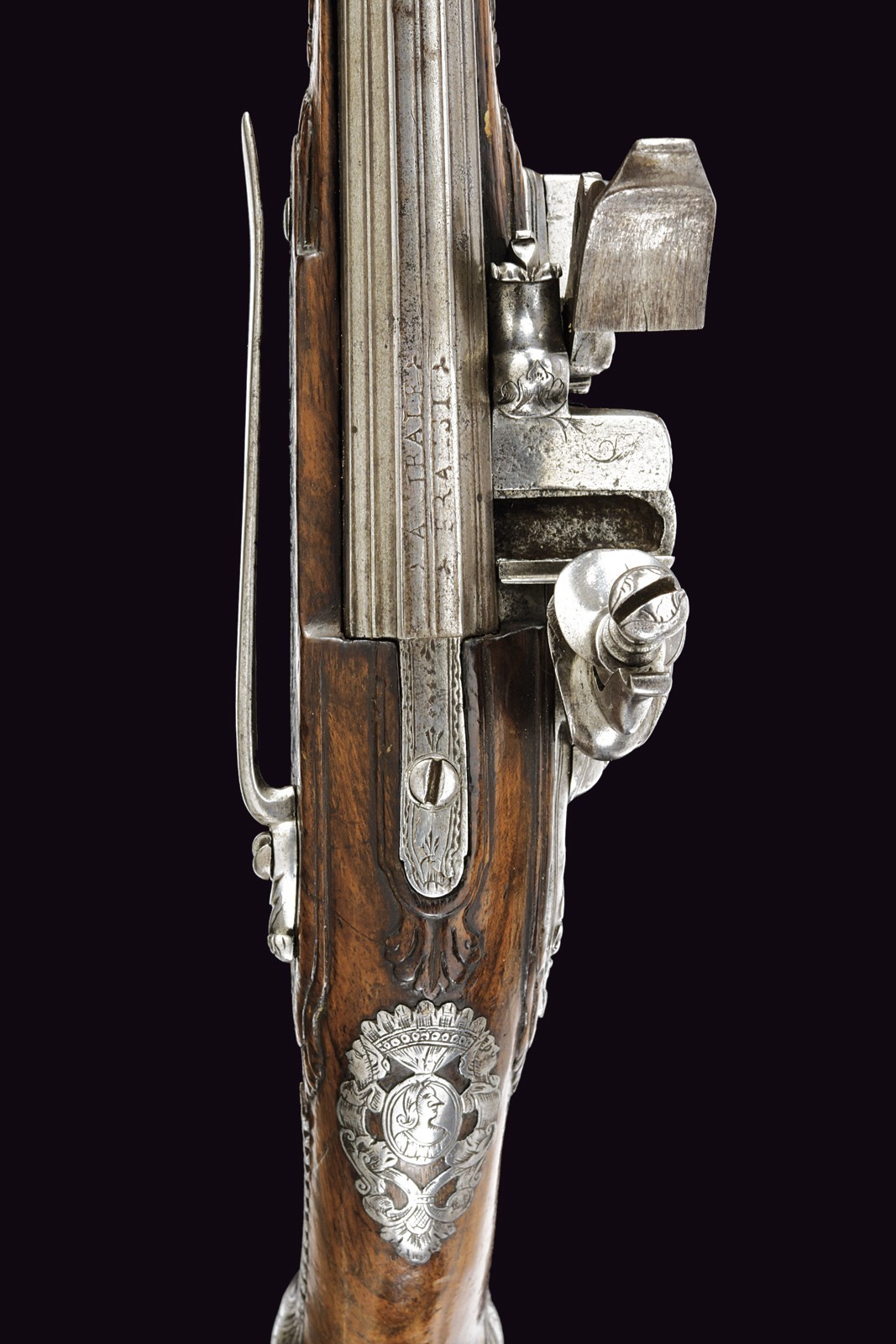 Pistola alla fiorentina, XVIII Secolo, lunghezza 41 cm