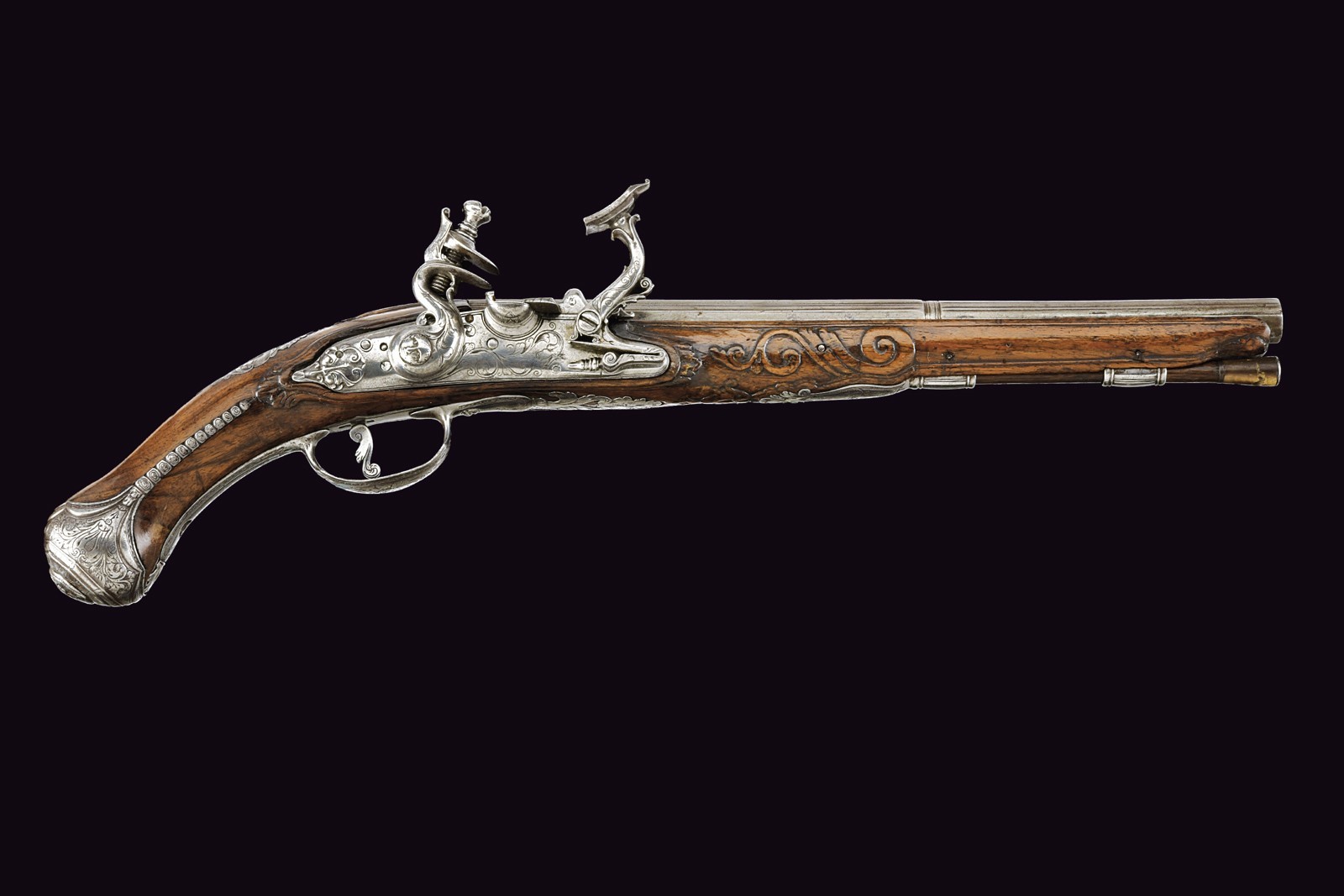 Pistola alla fiorentina, XVIII Secolo, lunghezza 41 cm