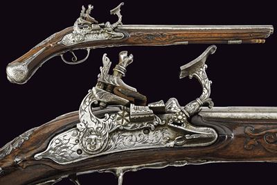 G. B., Pistola alla fiorentina, Area Tosco-Emiliana, XVIII Secolo