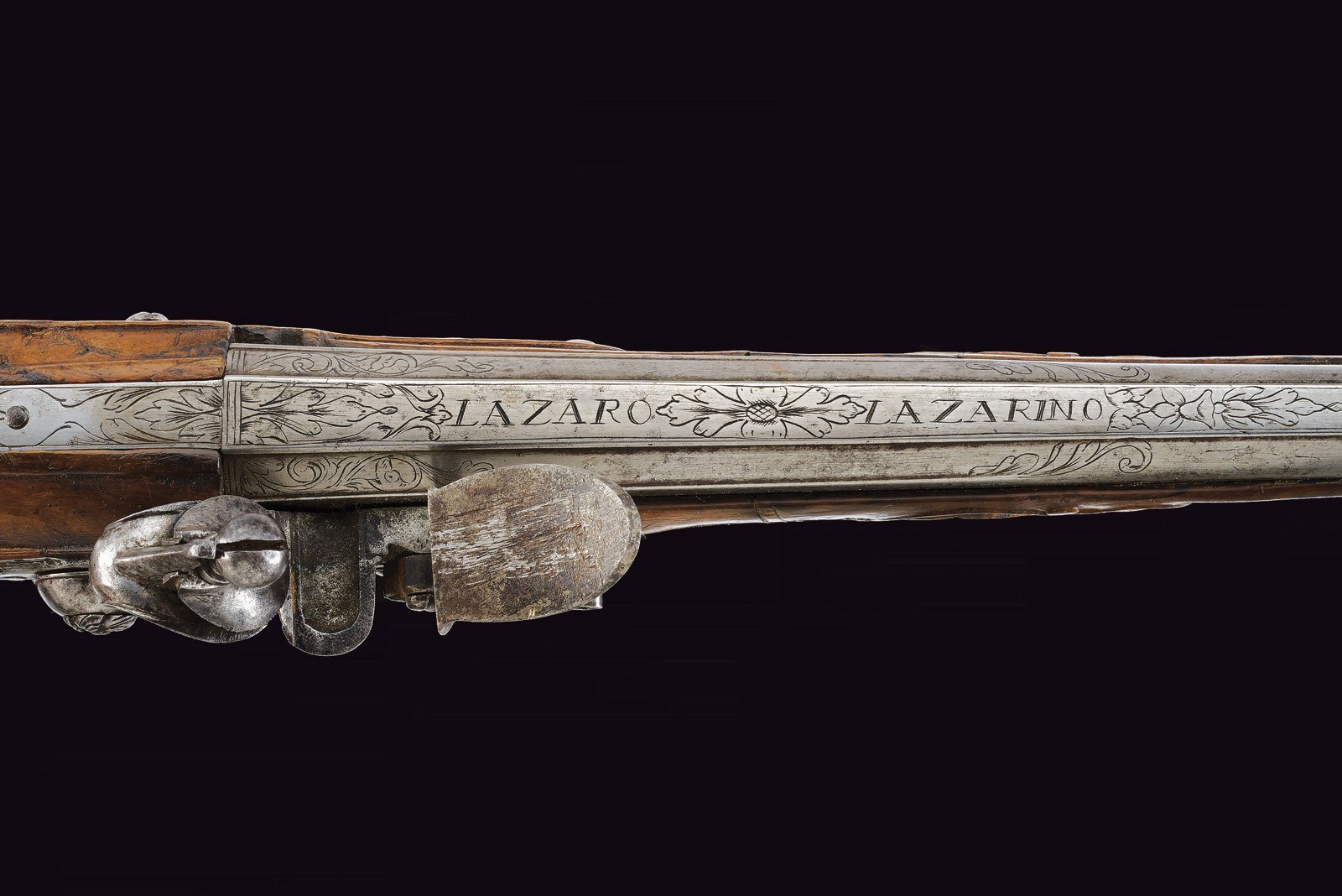 Catane, Paio di pistole a pietra focaia, Italia settentrionale, 1670/80