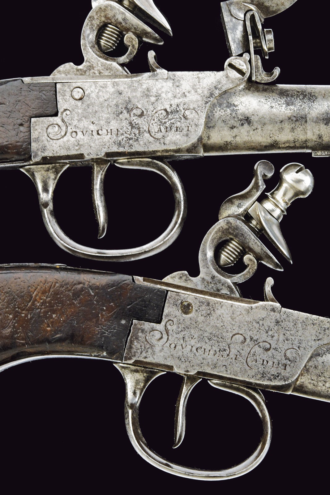 Francia, Paio di mazzagatti a pietra focaia, circa 1800