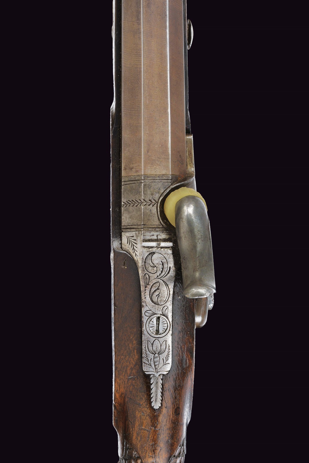 Pistola a luminello da tiro, Belgio, metà XIX secolo