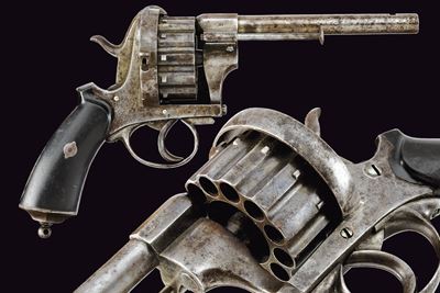 Revolver a spillo belga a dodici colpi, circa 1870