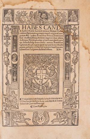 Habes candide Lector Fratris Laziardi necnon Huberti Vellei preserves Epitomata a prim[a]eva mundi origin ad tempora nostra