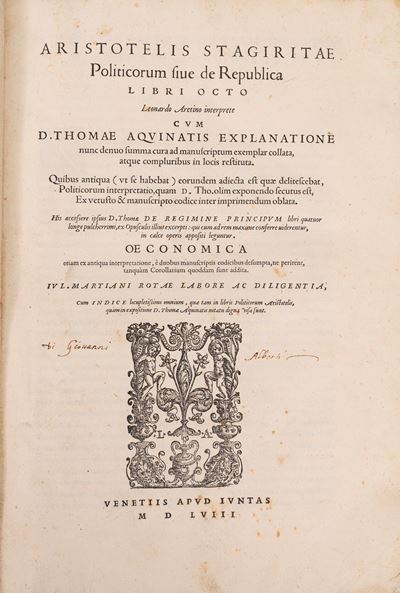 Politicorum siue de republica, opera del 1558