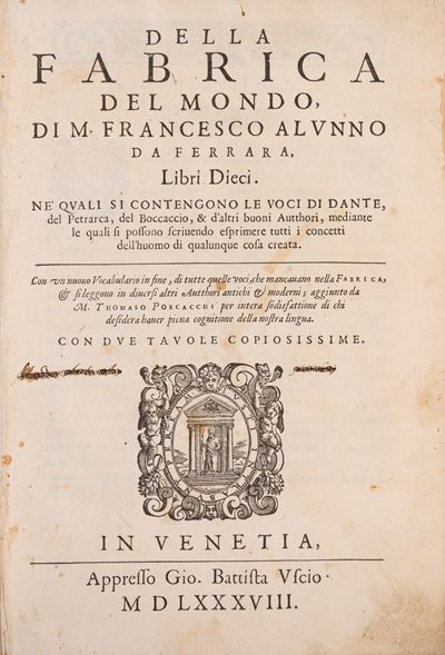 Della fabrica del mondo - Primo vocabolario metodico della lingua italiana