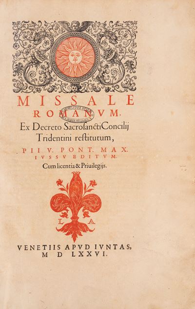 Missale Romanum, Venezia, Giunta, 1576