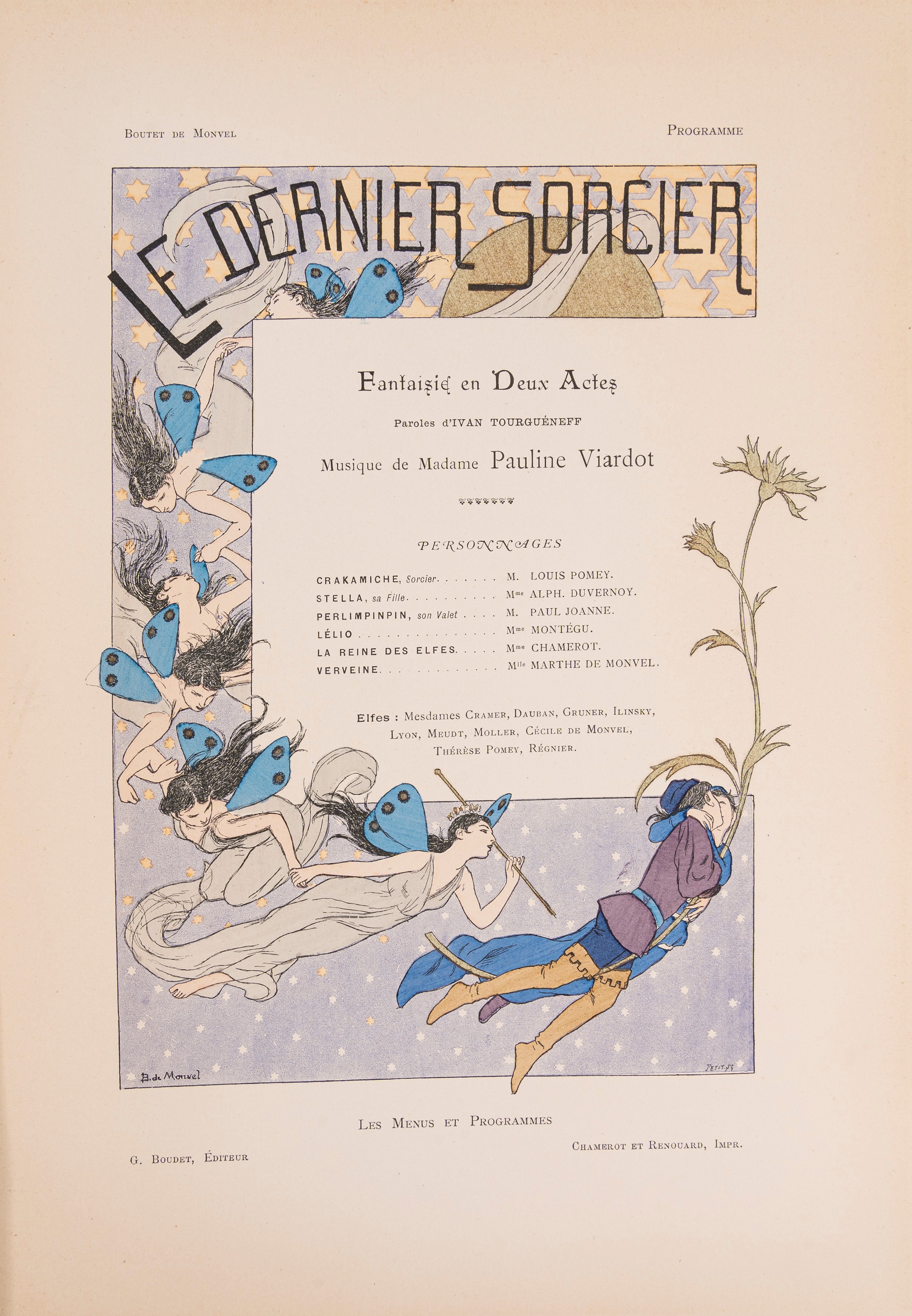 Leon Maillard - Les menus & Programmes illustrés, 1898