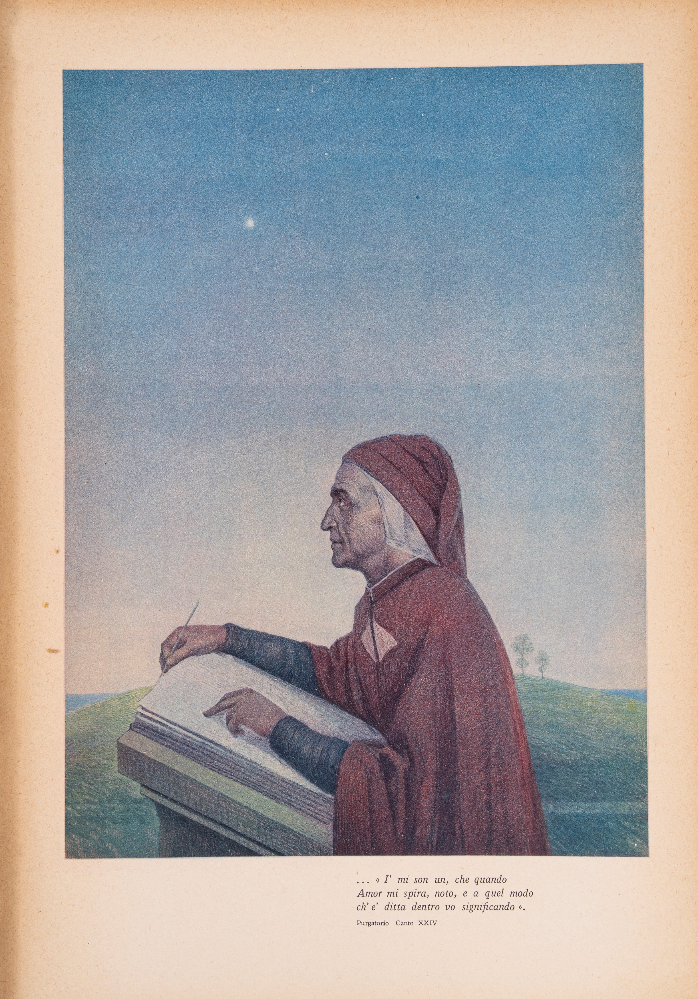 Dante Alighieri - La Divina Commedia - Edizione del 1943 con illustrazioni di G. B. Galizzi