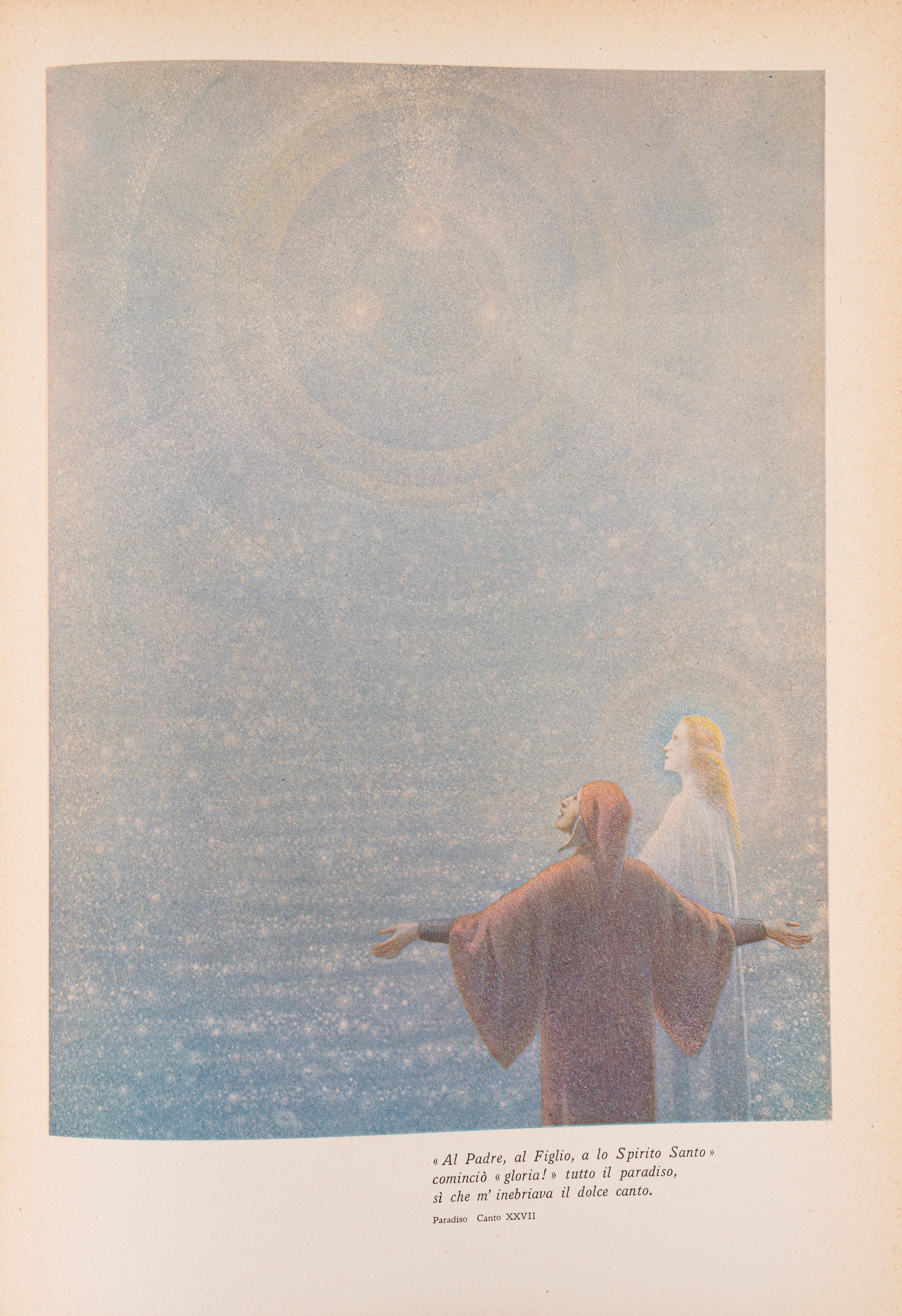 Dante Alighieri - La Divina Commedia - Edizione del 1943 con illustrazioni di G. B. Galizzi