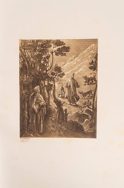 Dante by Stradano - Illustrations to the Divine Comedy, 1892