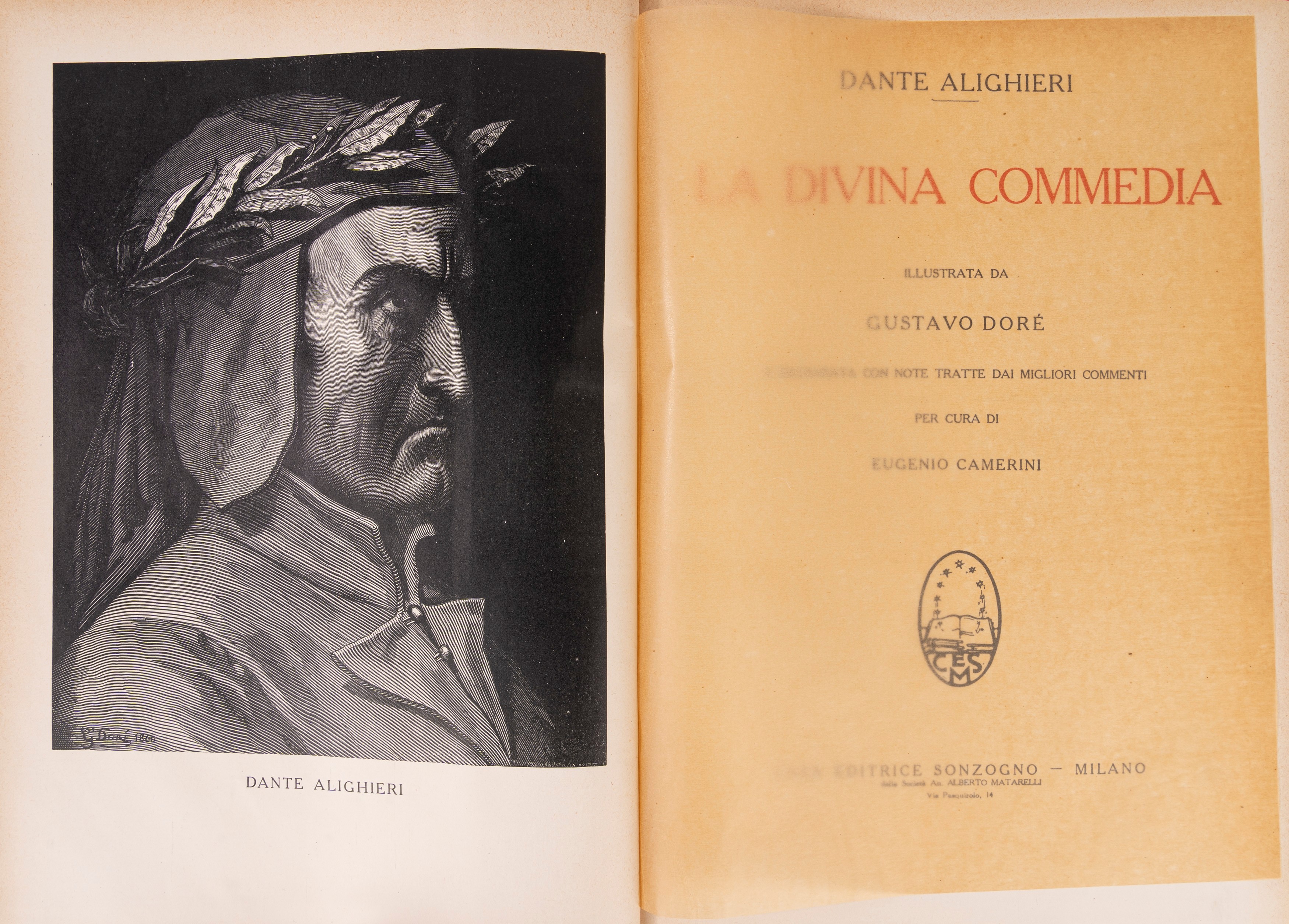Dante Alighieri - La Divina Commedia illustrata da Gustavo Doré, 1927