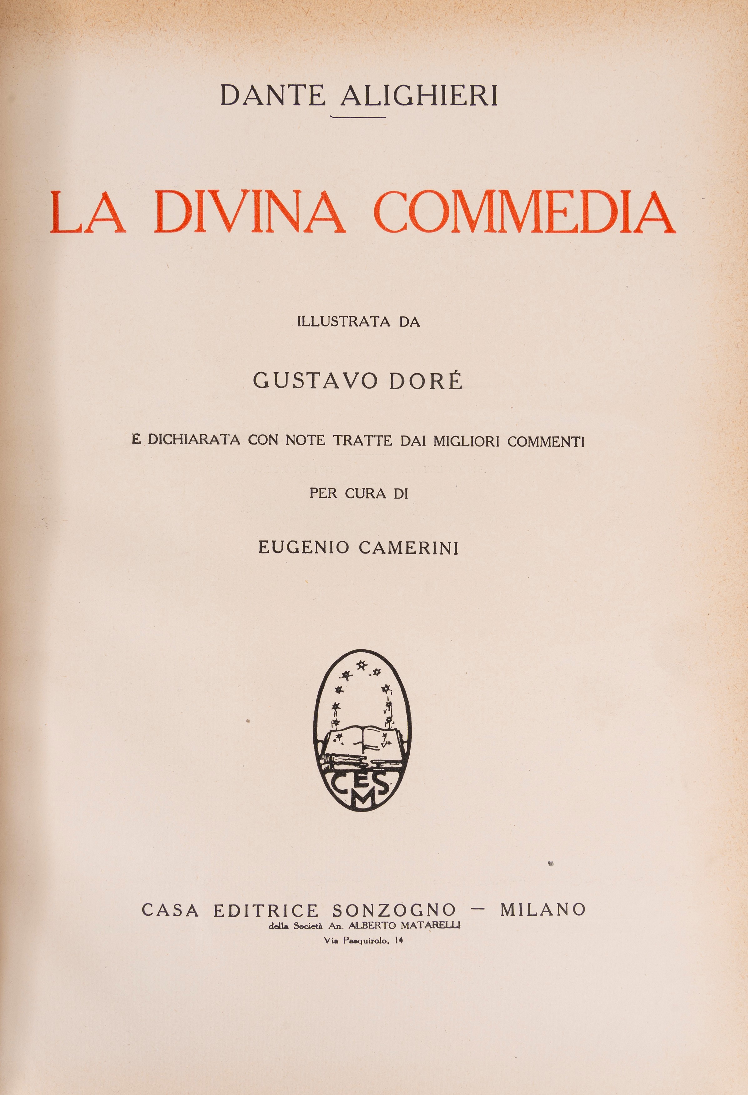 Dante Alighieri - La raccolta dantesca della biblioteca Evan Mackenzie, 1923