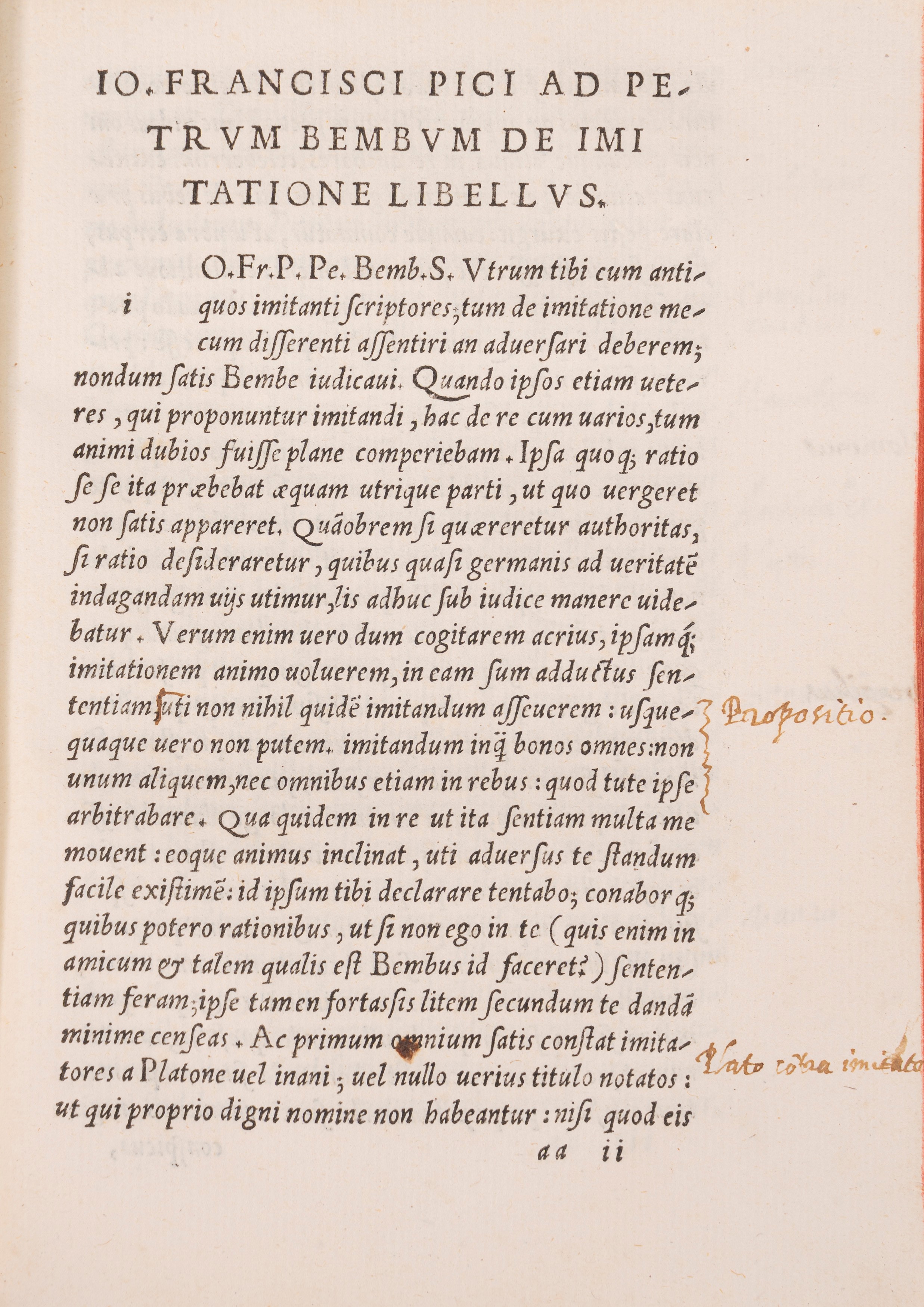 Pietro Bembo - Ad Herculem Strotium De Virgilii Culice et Terentii Fabulis - De Aetna - De Imitat...