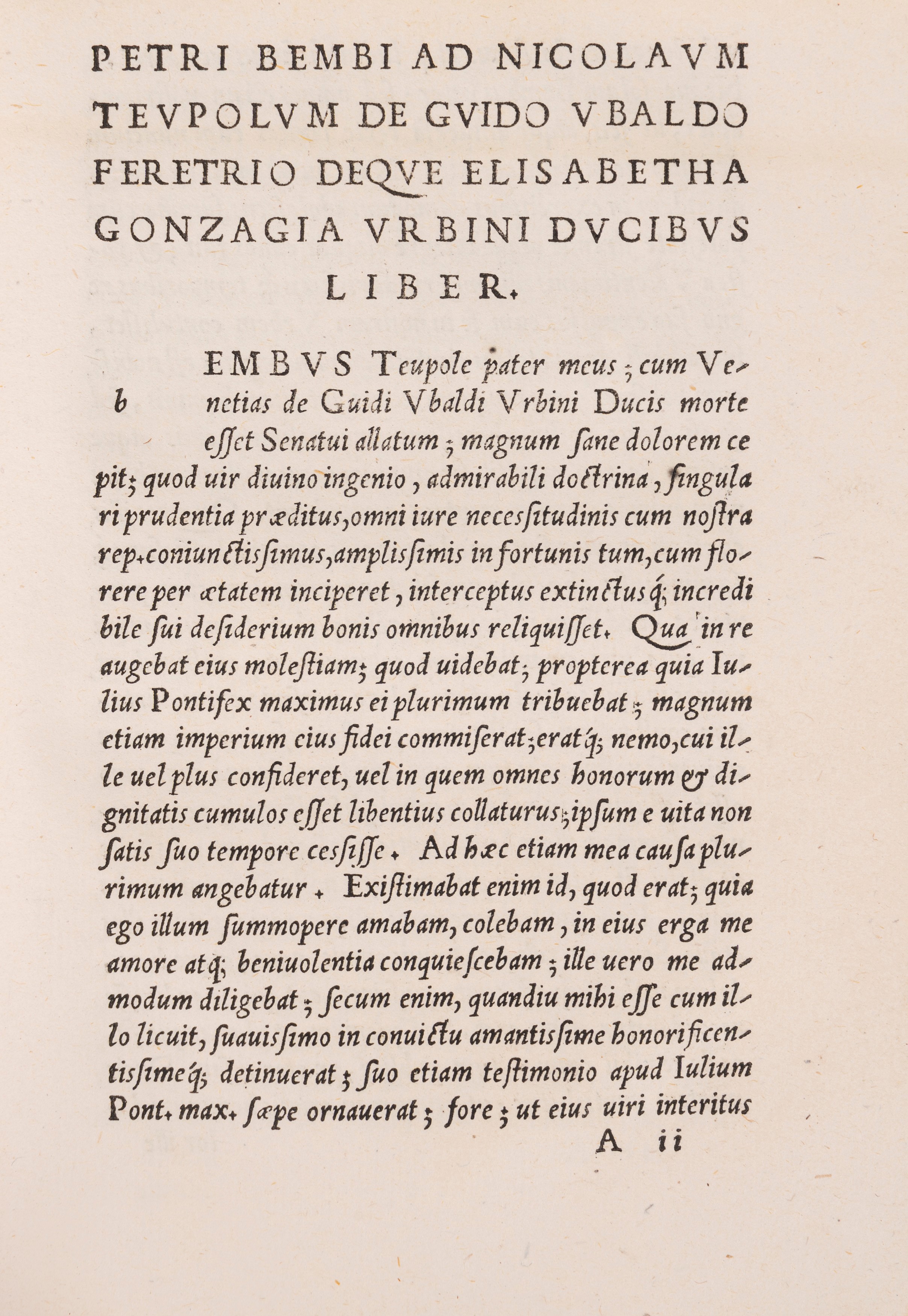 Pietro Bembo - Ad Herculem Strotium De Virgilii Culice et Terentii Fabulis - De Aetna - De Imitat...