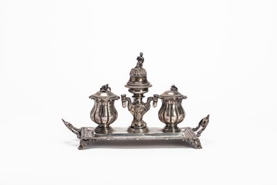Calamaio in argento, Milano, circa 1830