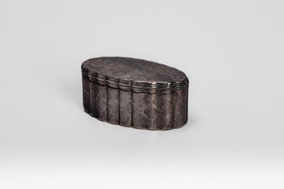 Tabacchiera in argento, Germania, metà secolo XIX