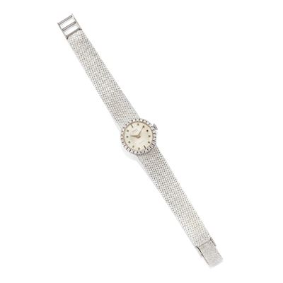 Orologio da polso in oro bianco 18k con diamanti