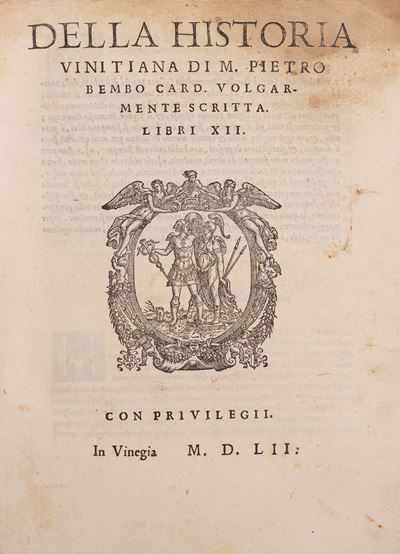 Della historia vinitiana, Prima edizione in volgare del 1552