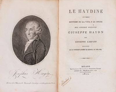 Le Haydine ovvero Lettere su la vita e le opere del celebre Maestro Giuseppe Haydn, 1812