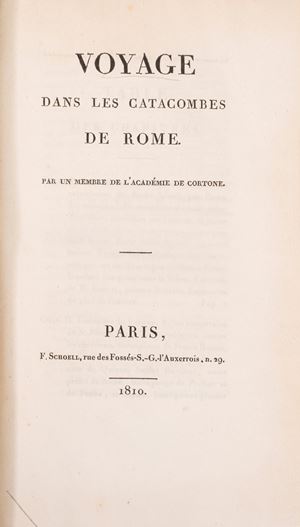 Voyage to the catacombs of Rome