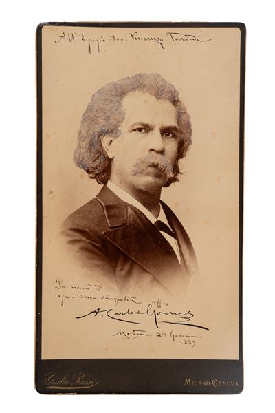 Foto con dedica, 1889
