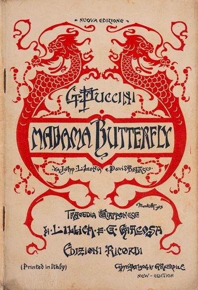 Puccini, Madame Butterfly - Libretto d'opera, edizione bresciana del 1904