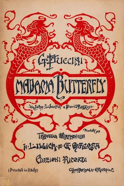 Puccini, Madame Butterfly - Libretto della Prima Rappresentazione Assoluta del 1904