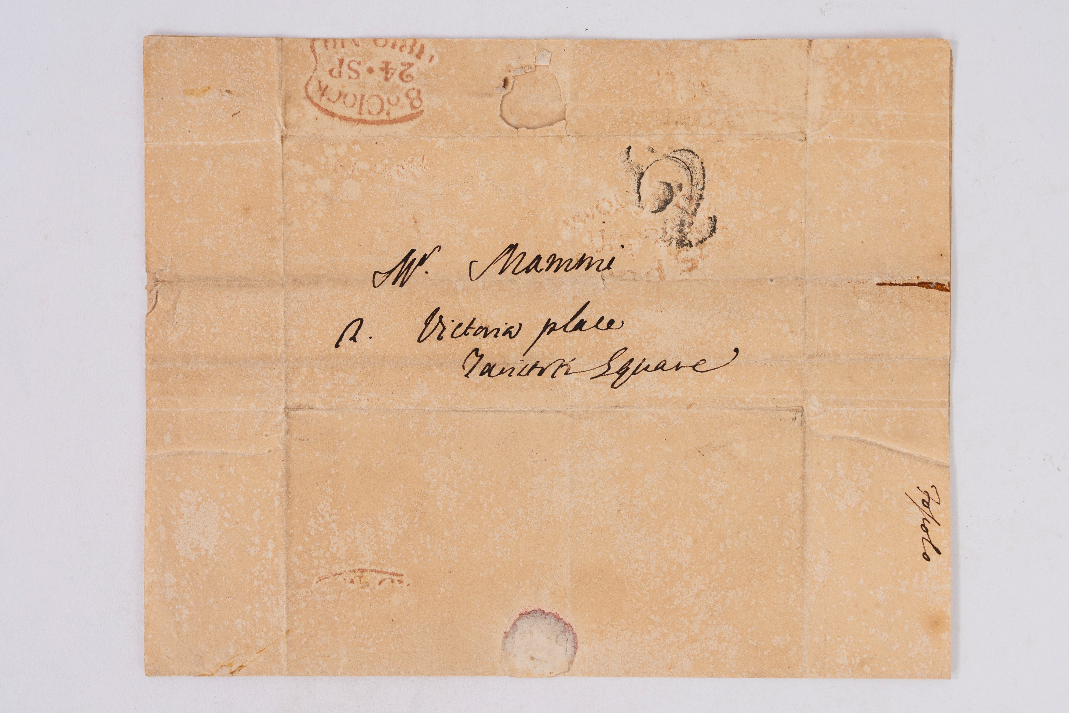 Foscolo, Ugo - Foscolo, Lettera autografa firmata del 24 settembre 1818