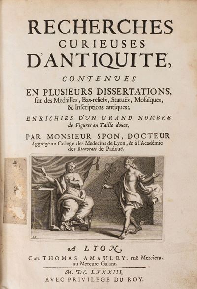 Recherches curieuses d'antiquité, 1683, Edizione originale