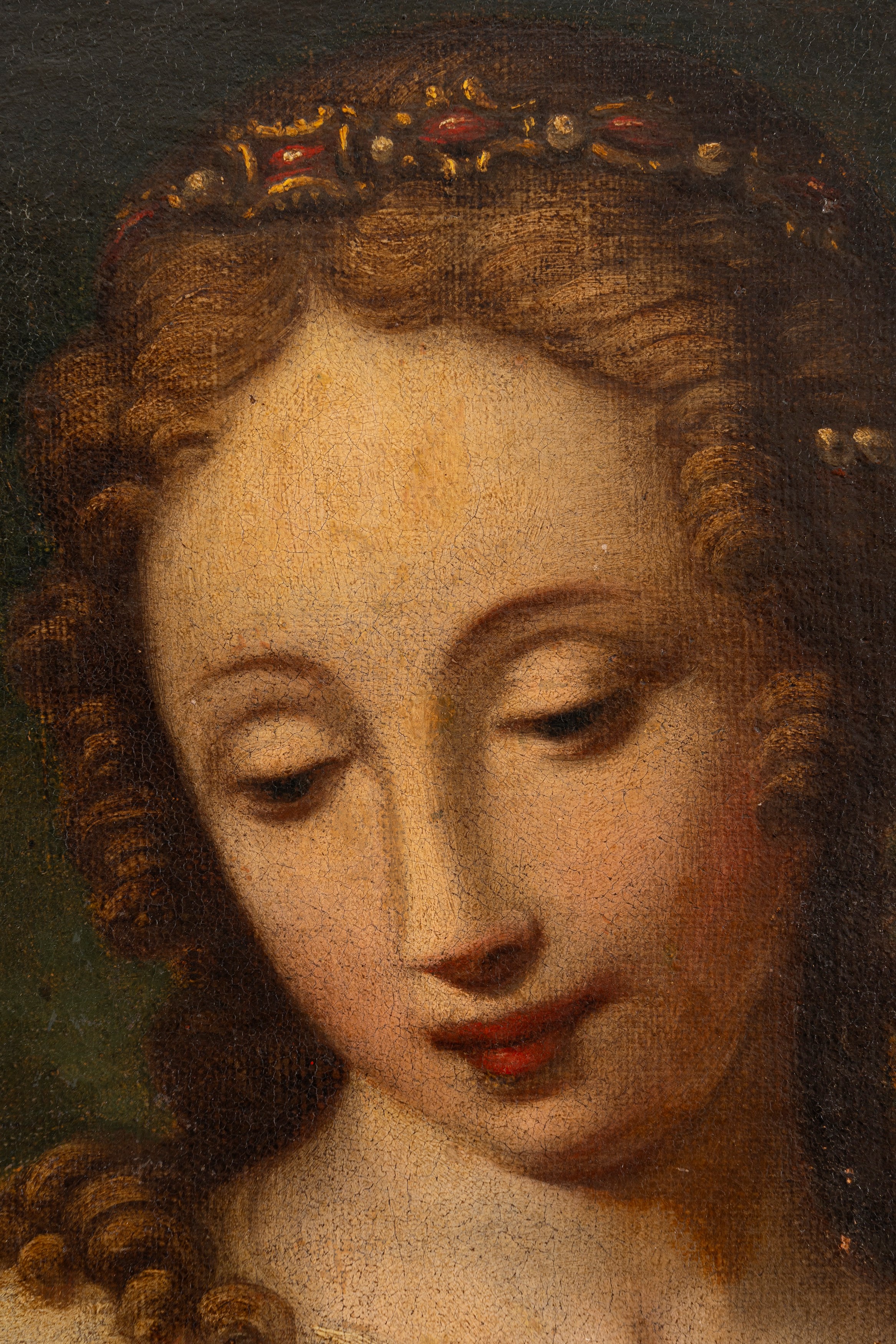 Giovane donna con fiori in mano (Allegoria della Primavera)